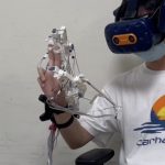 This strange exoskeleton glove enables VR force feedback