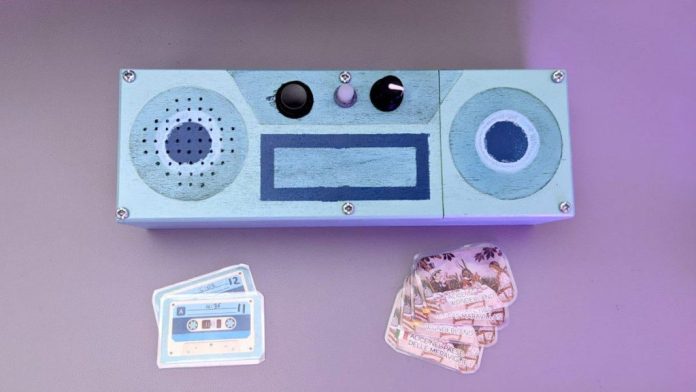 Grimmboy is an RFID music player designed for kids