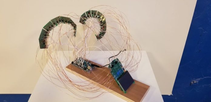 This Tee Eye calculator sculpture tells a story