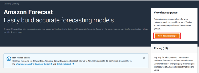 Build a water consumption forecasting solution for a water utility agency using Amazon Forecast