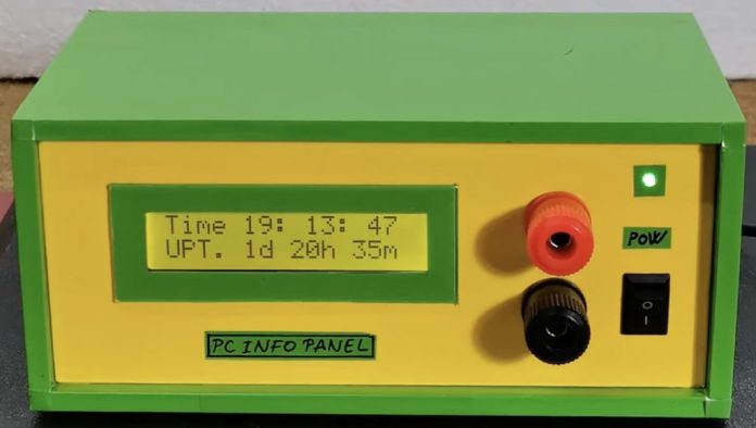 Multi-function device displays PC data and news