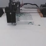 This pen plotter gets nervous when observed