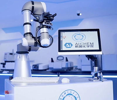 World’s first data-driven, AI-chemist cobot