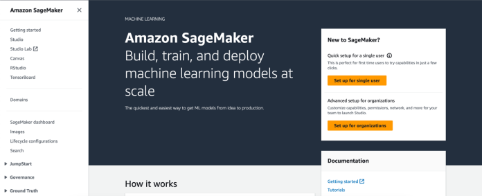 Amazon SageMaker simplifies the Amazon SageMaker Studio setup for individual users