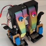 Bipedal robot walks with a single motor