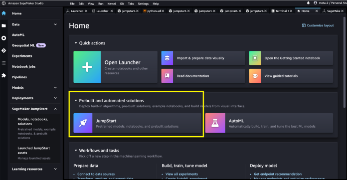 Code Llama code generation models from Meta are now available via Amazon SageMaker JumpStart