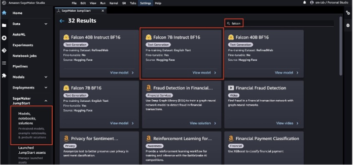 Create an HCLS document summarization application with Falcon using Amazon SageMaker JumpStart