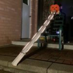 The Treat Trough of Terror spits out Halloween candy
