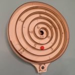 This spinning spiral clock is hypnotizing