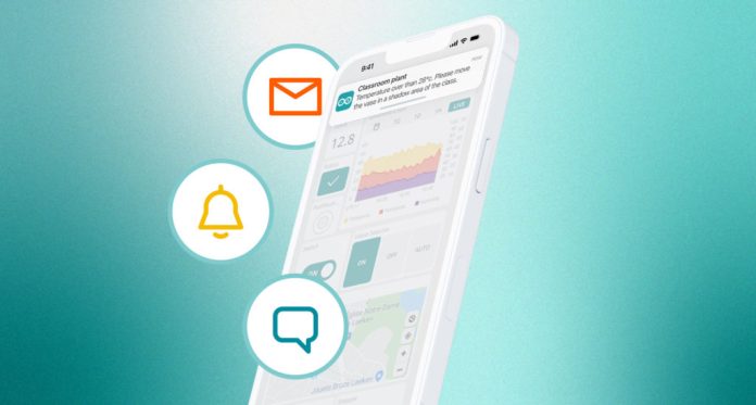 Real-time notifications and much more in the new Arduino IoT Cloud Remote app