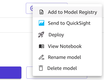 Hyperedge- , PCB Design, Hardware Design, Electronics Design, An image showing the button to share a model from Amazon Sgemaker to a Model Registry.