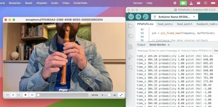 This Arduino Nano RP2040 Connect-powered flute blows your PC’s mouse away