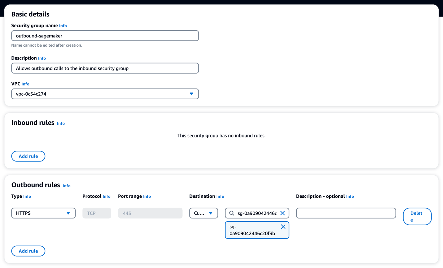Hyperedge- , PCB Design, Hardware Design, Electronics Design, configure security group for connect to AWS services using AWS PrivateLink