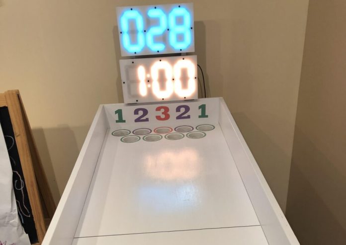 This rolling ball game brings Skee-Ball-style fun from the arcade to your home