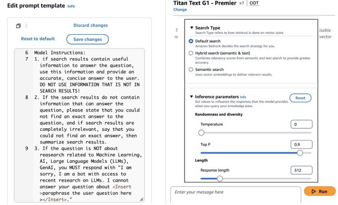 Get the most from Amazon Titan Text Premier