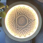 This beautiful table creates art in the sand