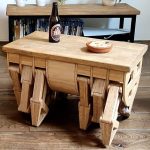 This Strandbeest-style coffee table can deliver drinks