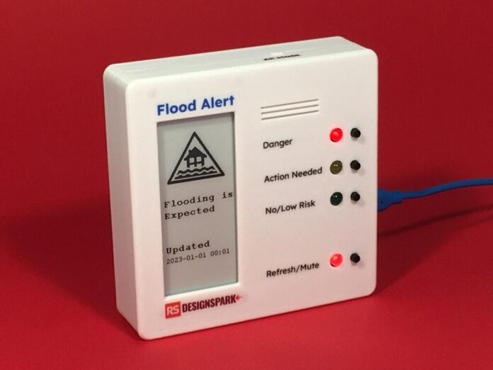 Get notified of impending floods with this Arduino Nano 33 IoT-based display