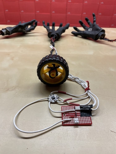 Hyperedge- , PCB Design, Hardware Design, Electronics Design, Wheels with hands and LEDS