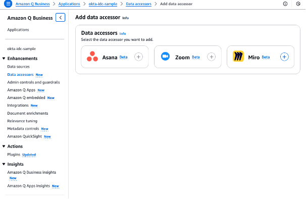 data accessor setup