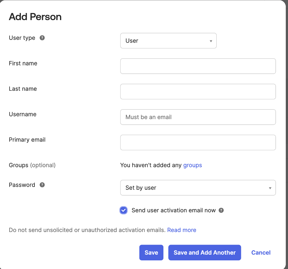 add and save person