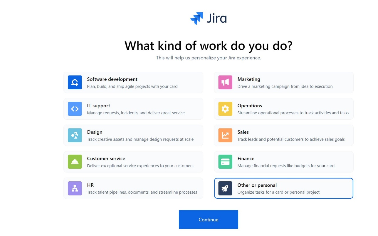 Hyperedge- , PCB Design, Hardware Design, Electronics Design, Select the type of work you do Jira Webpage Image