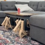 Concept Bytes’ coffee table tracks people and walks itself across a room when called