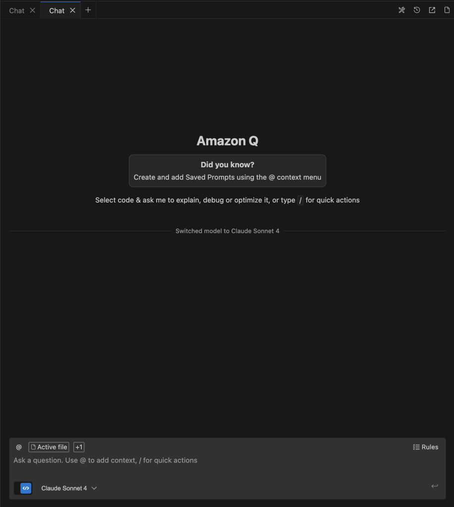 Hyperedge- , PCB Design, Hardware Design, Electronics Design, Diagram showing Amazon Q Developer chat window