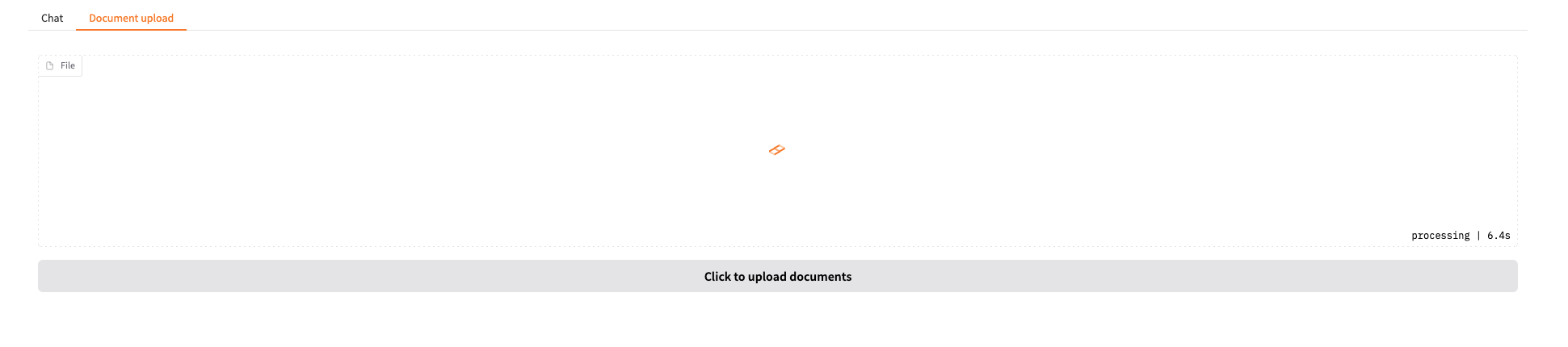 Document upload