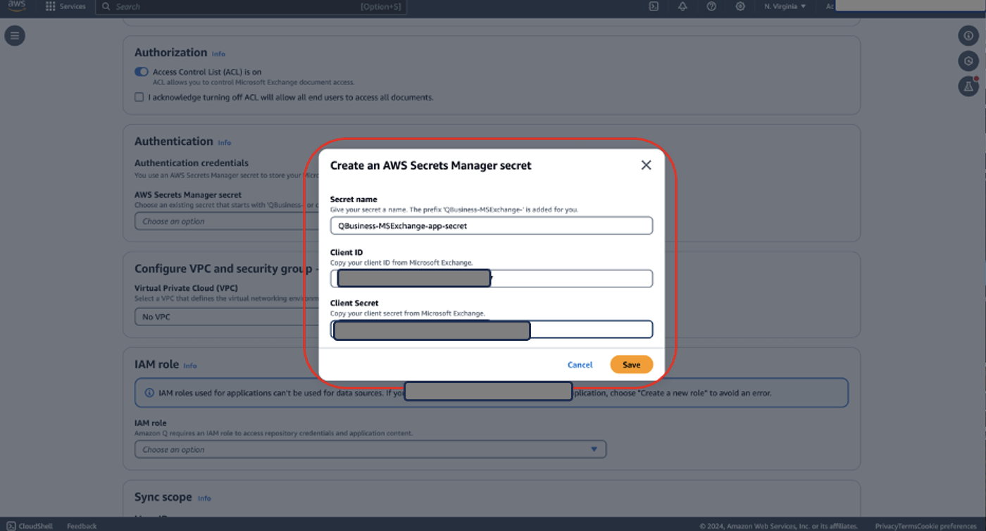 Hyperedge- , PCB Design, Hardware Design, Electronics Design, AWS Secrets Manager modal for creating new secret credentials