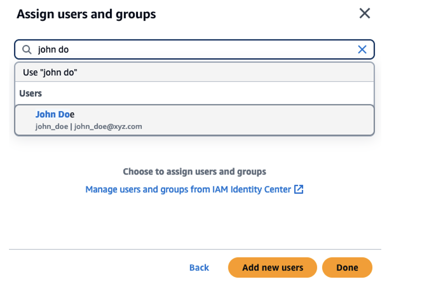 Hyperedge- , PCB Design, Hardware Design, Electronics Design, User search interface showing search results in IAM Identity Center