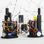 Turtle bots, Gestalt principles, and emergent art