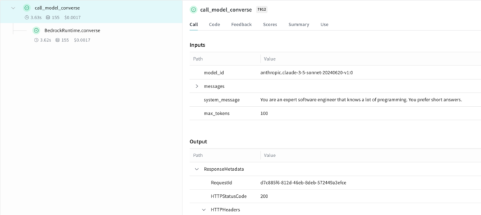Accelerate Enterprise AI Development using Weights & Biases and Amazon Bedrock AgentCore