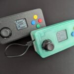 The MicroBox is a handheld game console that runs on an Arduino UNO R4