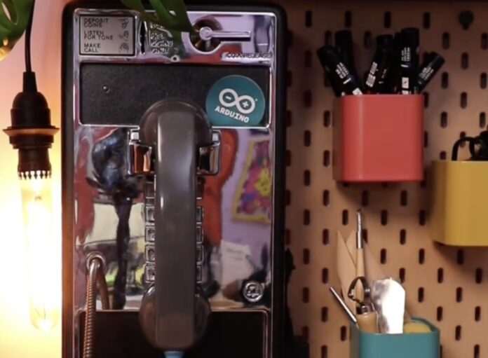 This musical payphone rings on rainy days