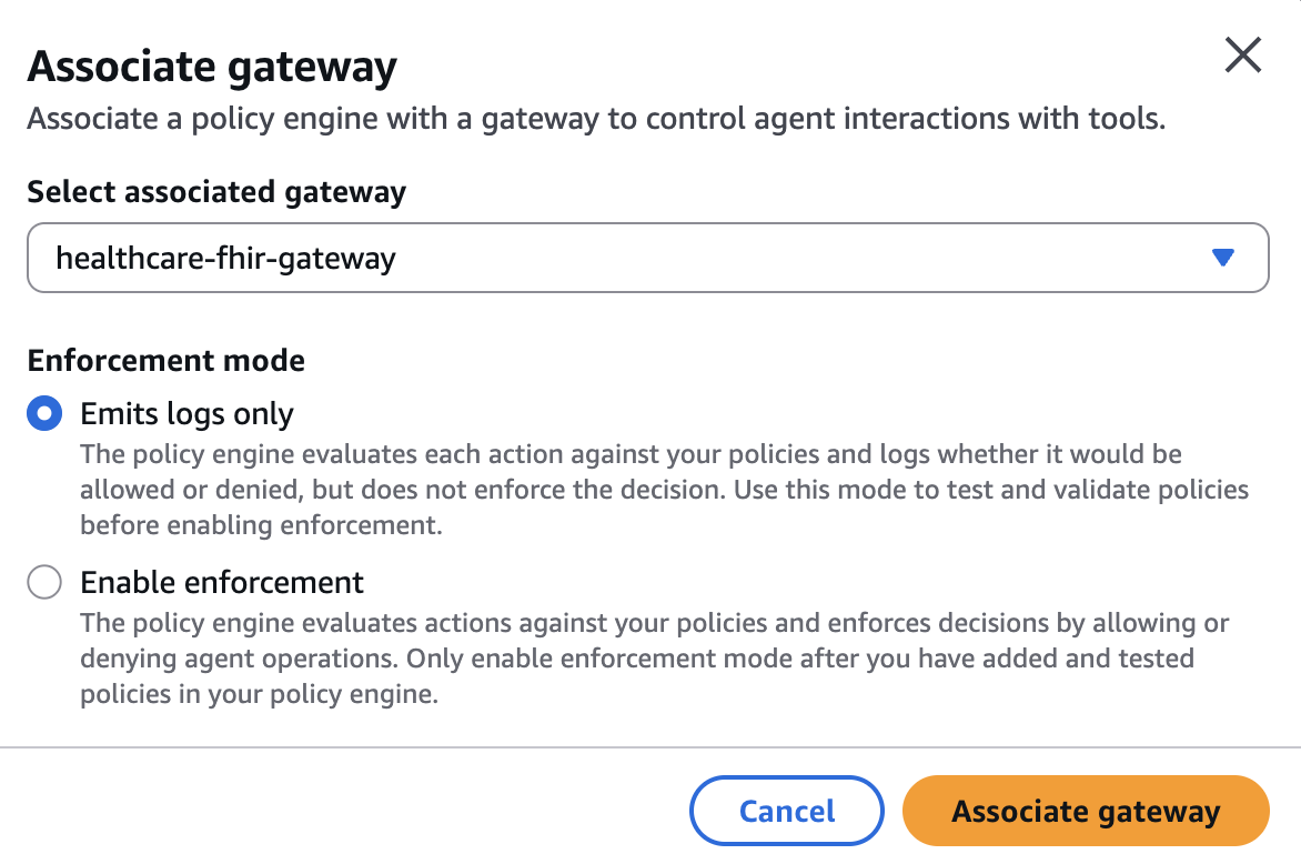 Hyperedge- , PCB Design, Hardware Design, Electronics Design, Associate a policy engine with a AgentCore Gateway