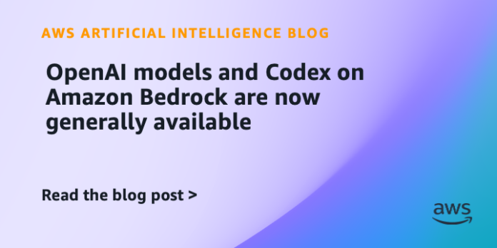 OpenAI models and Codex on Amazon Bedrock are now generally available