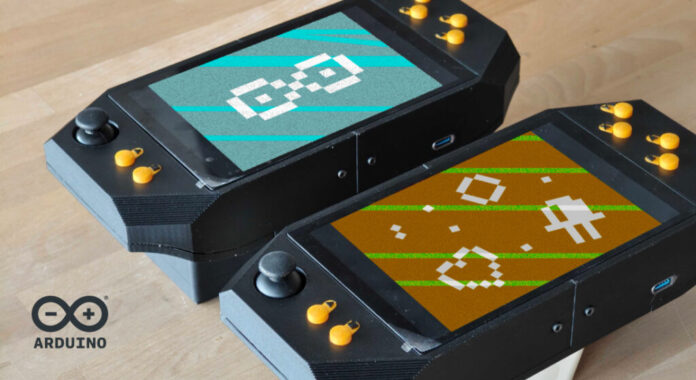 Build your own handheld retro console with the Arduino® UNO™ Q board