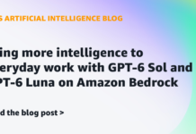 Bring more intelligence to everyday work with GPT-6 Sol and GPT-6 Luna on Amazon Bedrock