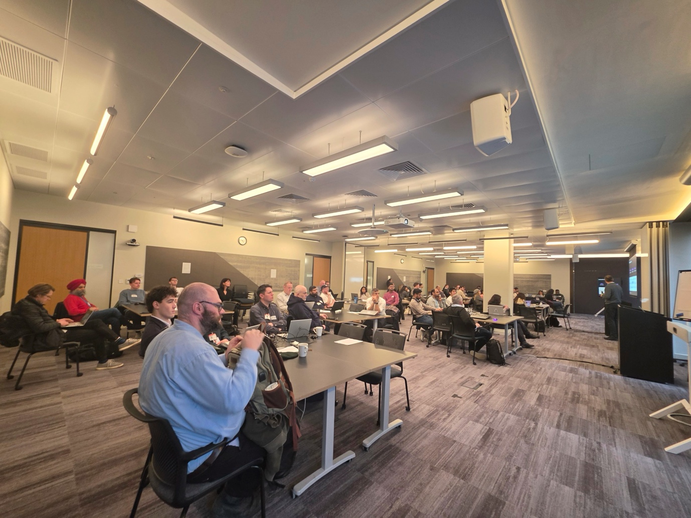 Hyperedge- , PCB Design, Hardware Design, Electronics Design, Attendees at a UK Amazon Quick User Group meetup in Shoreditch, London